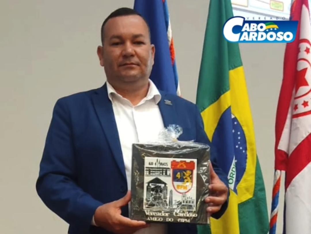 Vereador Cabo Cardoso Homenageado No Anivers Rio De Anos Do Bpm