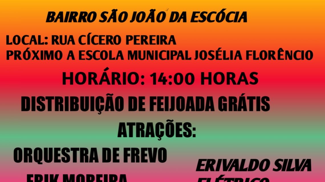 Bloco da Feijoada em Caruaru neste domingo (17) Bloco da Feijoada em Caruaru neste domingo (17)