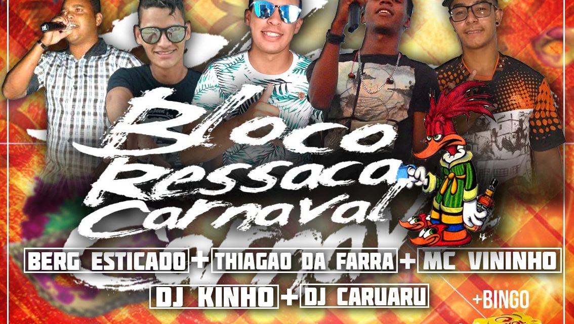 Bloco Ressaca do Carnaval em Caruaru neste domingo (17)