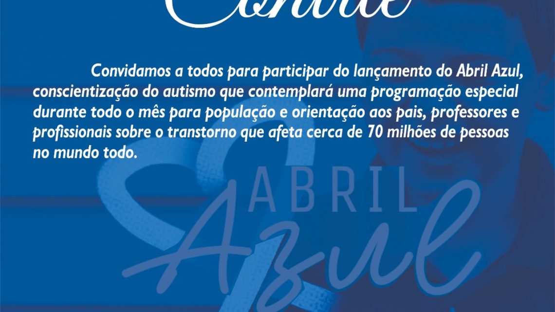 Abril Azul será lançado em Caruaru nesta segunda-feira (1°)