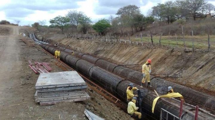 Sanharó começa a receber água do Rio São Francisco em fase de testes