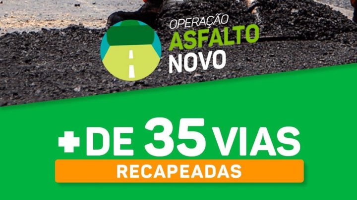 Operação Asfalto Novo em 35 ruas de Caruaru; Confira