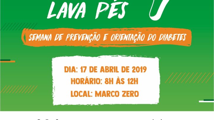 Campanha Lava Pés será realizada em Caruaru nesta quarta-feira (17)