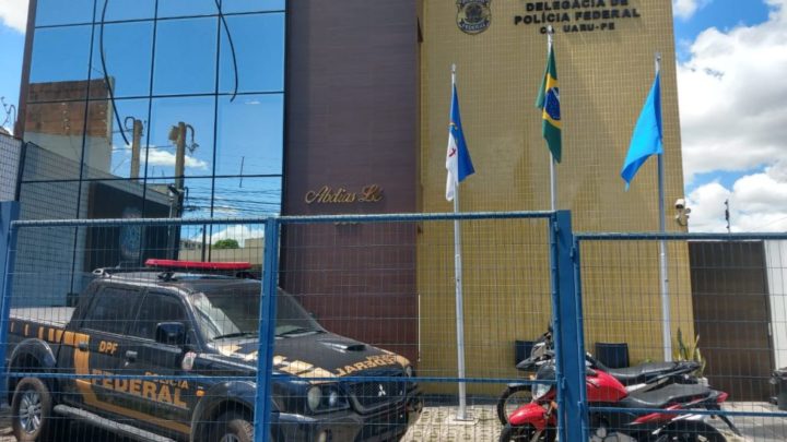 Operação da Polícia Federal prende 7 pessoas em Santa Cruz do Capibaribe e uma em Caruaru