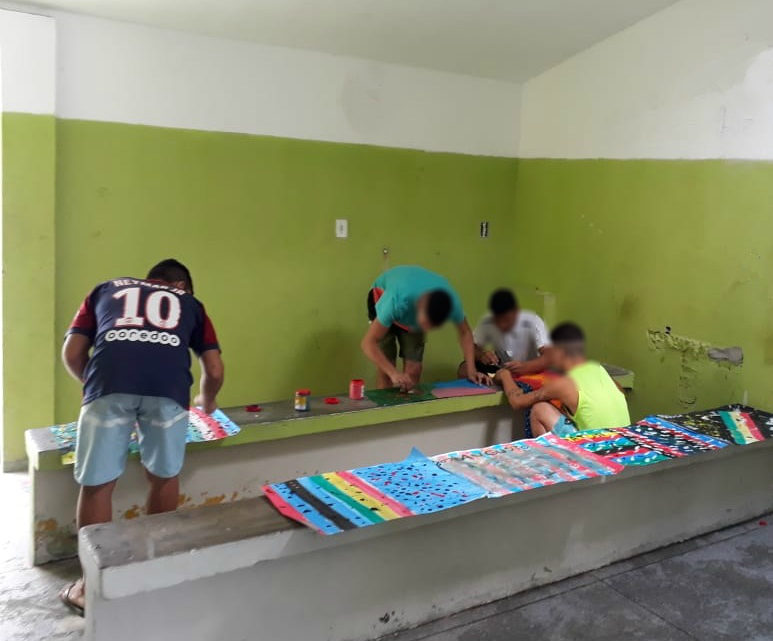 Socioeducandos do Case Caruaru participam de quatro oficinas artísticas