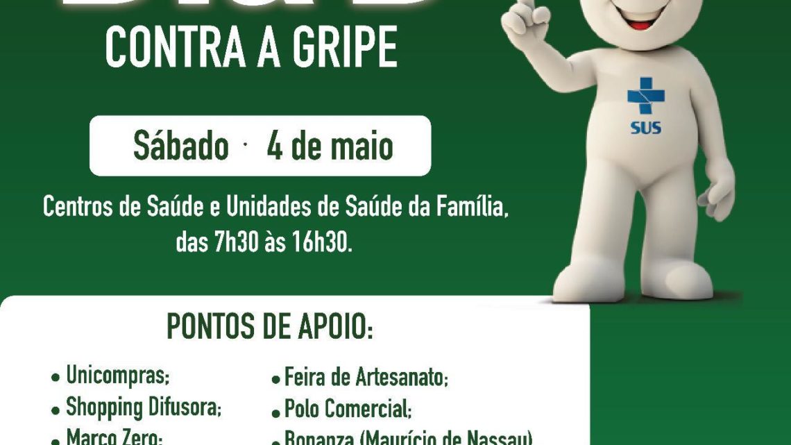 Dia D da campanha de vacinação contra a gripe em Caruaru neste sábado (4) Dia D da campanha de vacinação contra a gripe em Caruaru neste sábado (4)