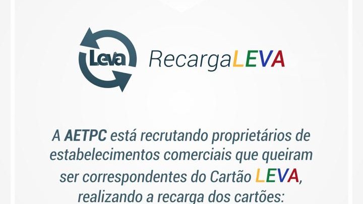 AETPC busca correspondentes para o cartão Leva