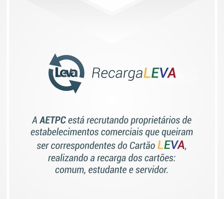 AETPC busca correspondentes para o cartão Leva AETPC busca correspondentes para o cartão Leva