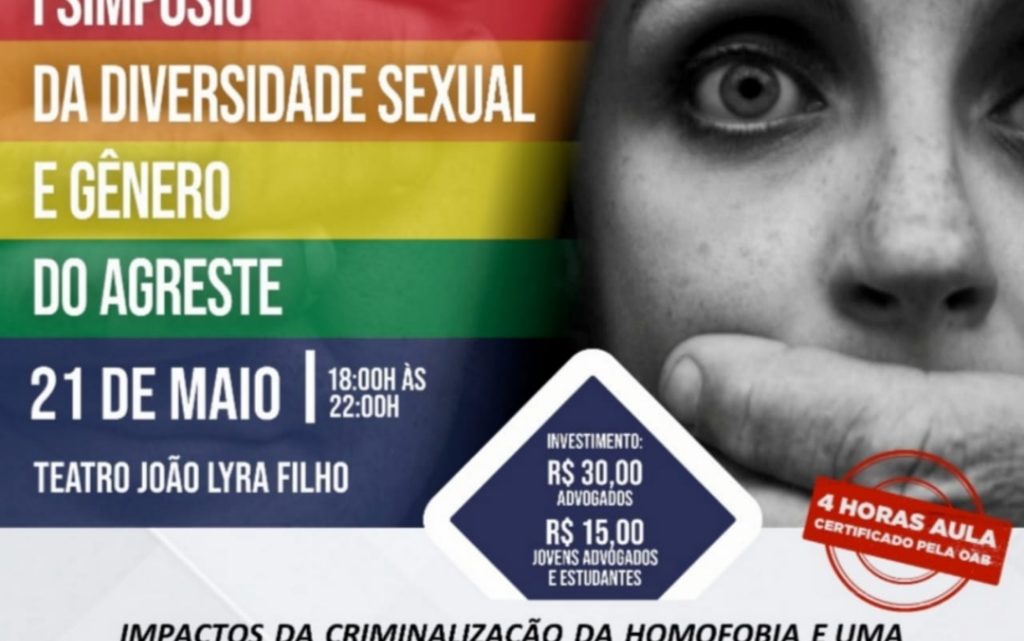 OAB Caruaru vai debater aspectos da criminalização da homofobia e violência contra as mulheres OAB Caruaru vai debater aspectos da criminalização da homofobia e violência contra as mulheres