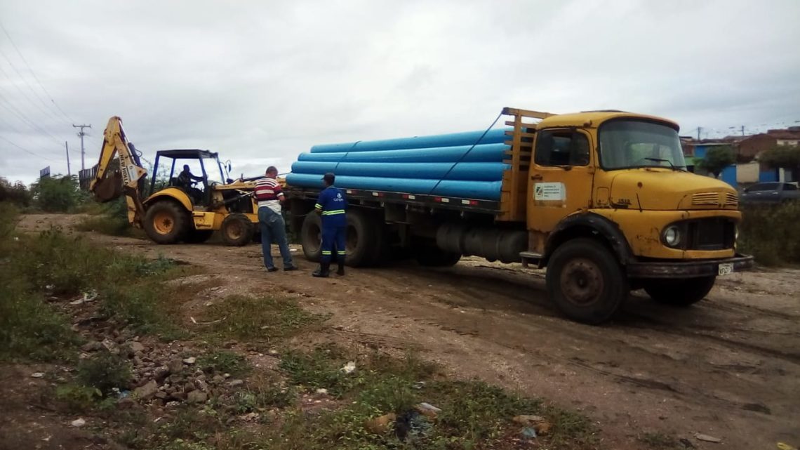 Começam as obras de ampliação para o abastecimento de água da Vila Canaã