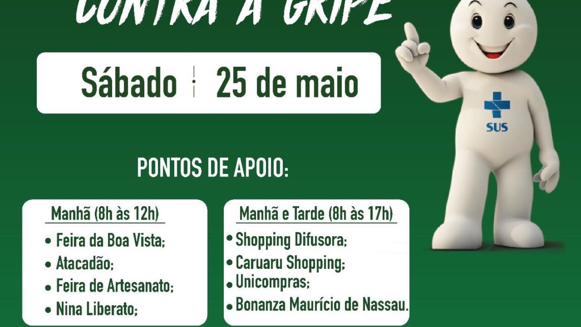 Dia de Mobilização contra a gripe será realizado neste sábado (25) Dia de Mobilização contra a gripe será realizado neste sábado (25)