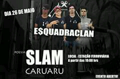 Slam Caruaru será realizado na Estação Ferroviária domingo (26) Slam Caruaru será realizado na Estação Ferroviária domingo (26)