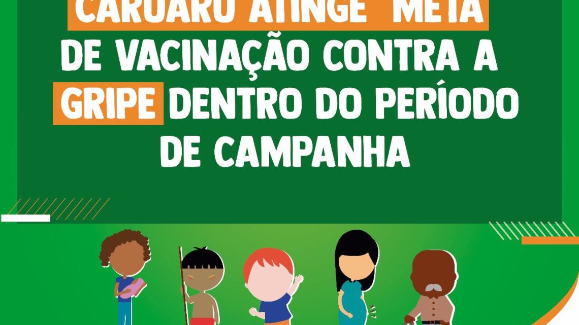Vacina contra gripe: Caruaru atinge meta dos grupos prioritários Vacina contra gripe: Caruaru atinge meta dos grupos prioritários
