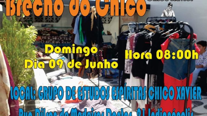 Brechó do Chico neste domingo (9) em Caruaru