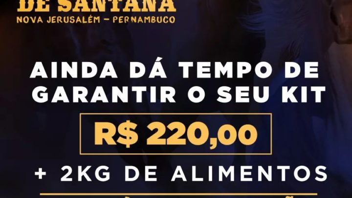 XVIII Cavalgada de Santana em Nova Jerusalém com grandes atrações sábado (6)