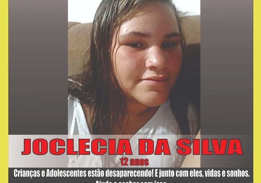 Disque-Denúncia lança campanha para encontrar menina de 12 anos desaparecida em Caruaru; Compartilhe