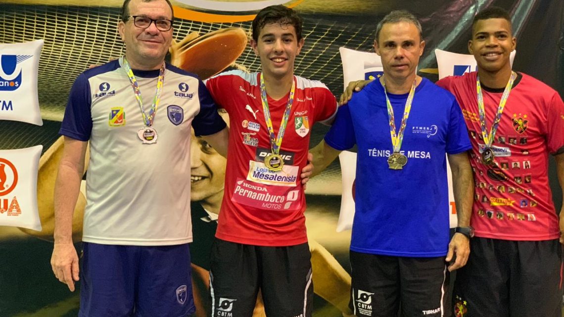 Seleção Caruaruense de tênis de mesa conquista seis medalhas na Copa das Federações Seleção Caruaruense de tênis de mesa conquista seis medalhas na Copa das Federações