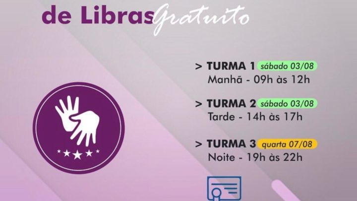 Inscrições gratuitas para o 2° minicurso de Libras no Ceeli em Caruaru