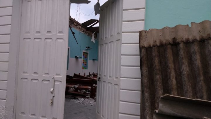 Teto da Capela do Hospital São Sebastião em Caruaru desaba
