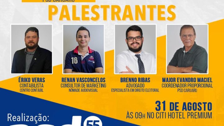 PSD Caruaru vai realizar Workshop para pré-candidatos a vereador