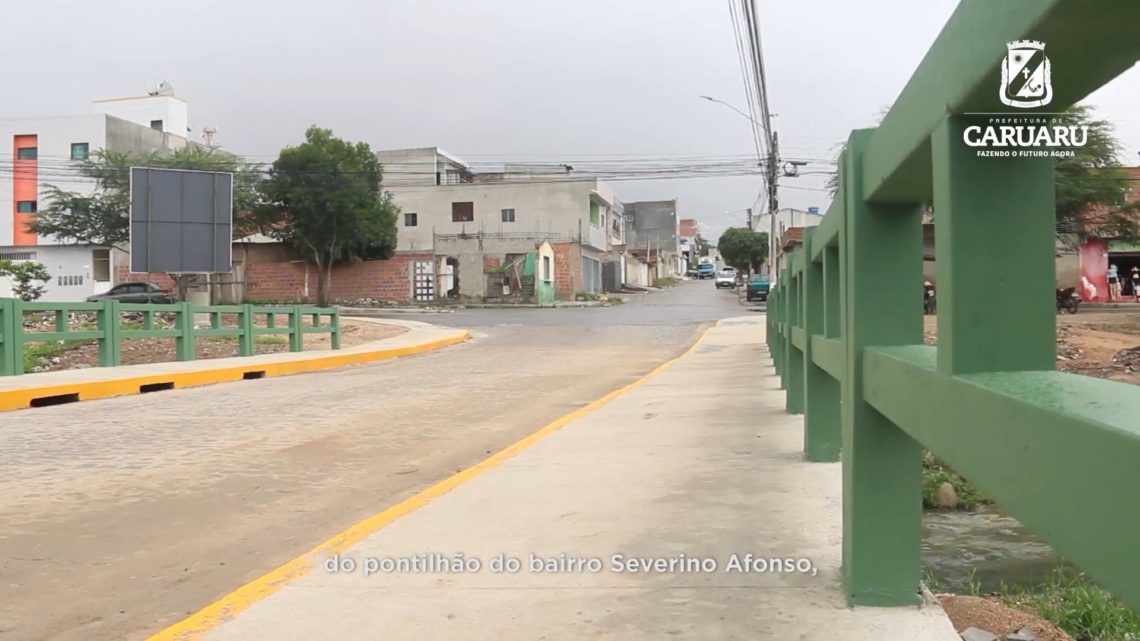 Pontilhão do bairro Severino Afonso