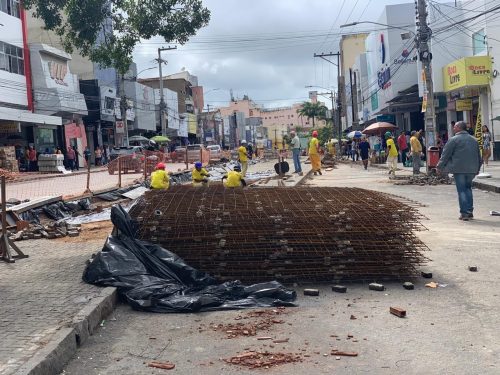 CDL cobra prazo de entrega das obras no Centro de Caruaru