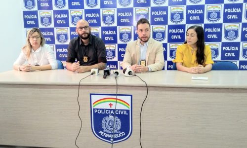 Polícia Civil apresenta detalhes de prisões de homicidas em Caruaru