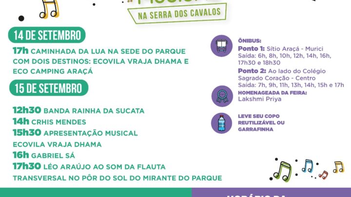 Feirinha Musical de Serra dos Cavalos chega à 17ª edição neste domingo (15)