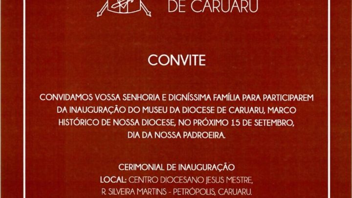 Museu da Diocese de Caruaru será inaugurado neste domingo (15)