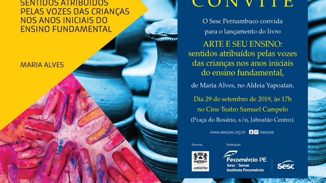 Projeto Editorial do Sesc Pernambuco lança livro da atriz Caruaruense Maria Alves