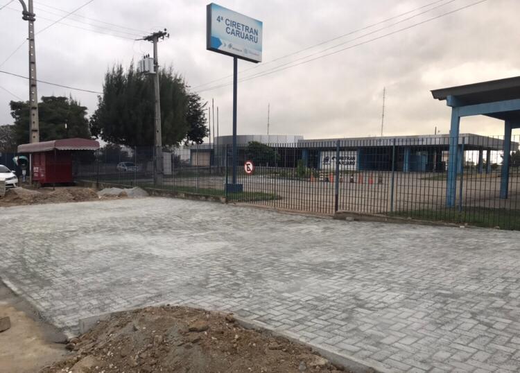CIRETRAN de Caruaru agora conta com Estacionamento e pavimentação dos acessos CIRETRAN de Caruaru agora conta com Estacionamento e pavimentação dos acessos