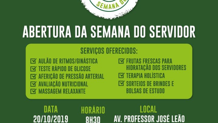 Semana do Servidor Público Municipal será realizada em Caruaru