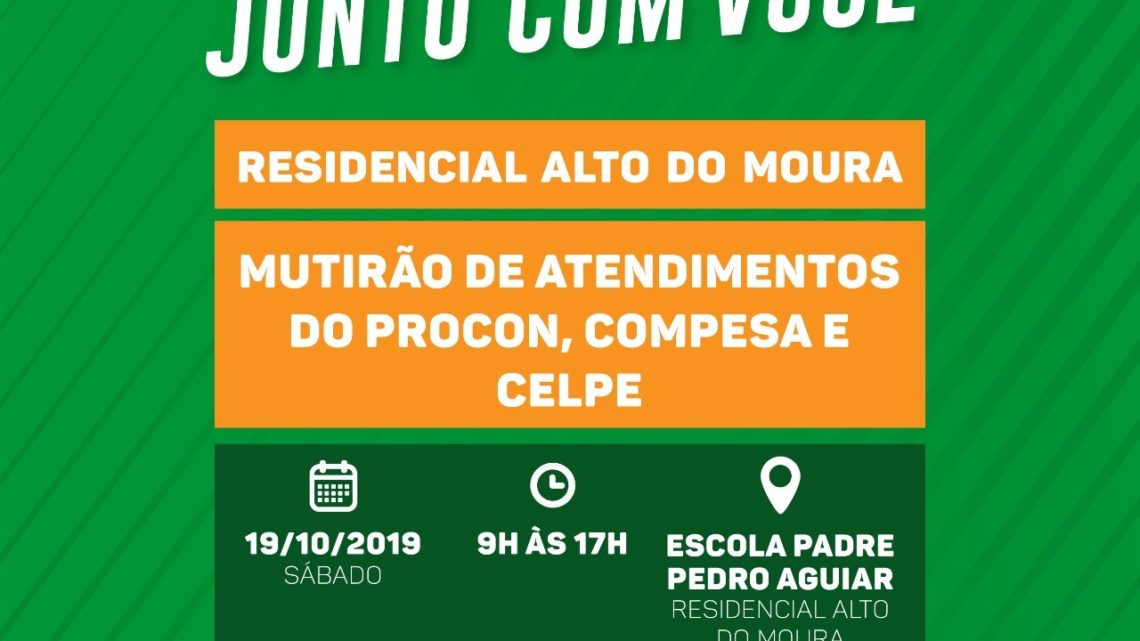 Residencial Alto do Moura recebe mutirão de atendimento neste sábado (19)