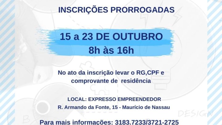 Programa de Formação Empreendedora (Forme) em Caruaru com inscrições prorrogadas até esta quarta (23)