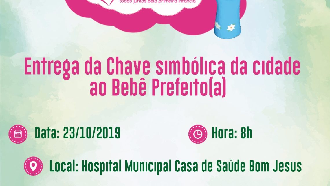 Entrega da chave da cidade ao bebê prefeito será nesta quarta (23) em Caruaru Entrega da chave da cidade ao bebê prefeito será nesta quarta (23) em Caruaru