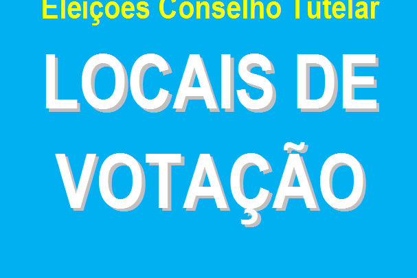 Confira os locais de votação na eleição dos Conselhos Tutelares de Caruaru domingo (6)