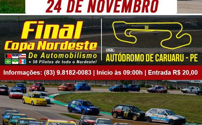 Autódromo de Caruaru recebe Campeonato Norte e Nordeste de Marcas e Pilotos no domingo (24)
