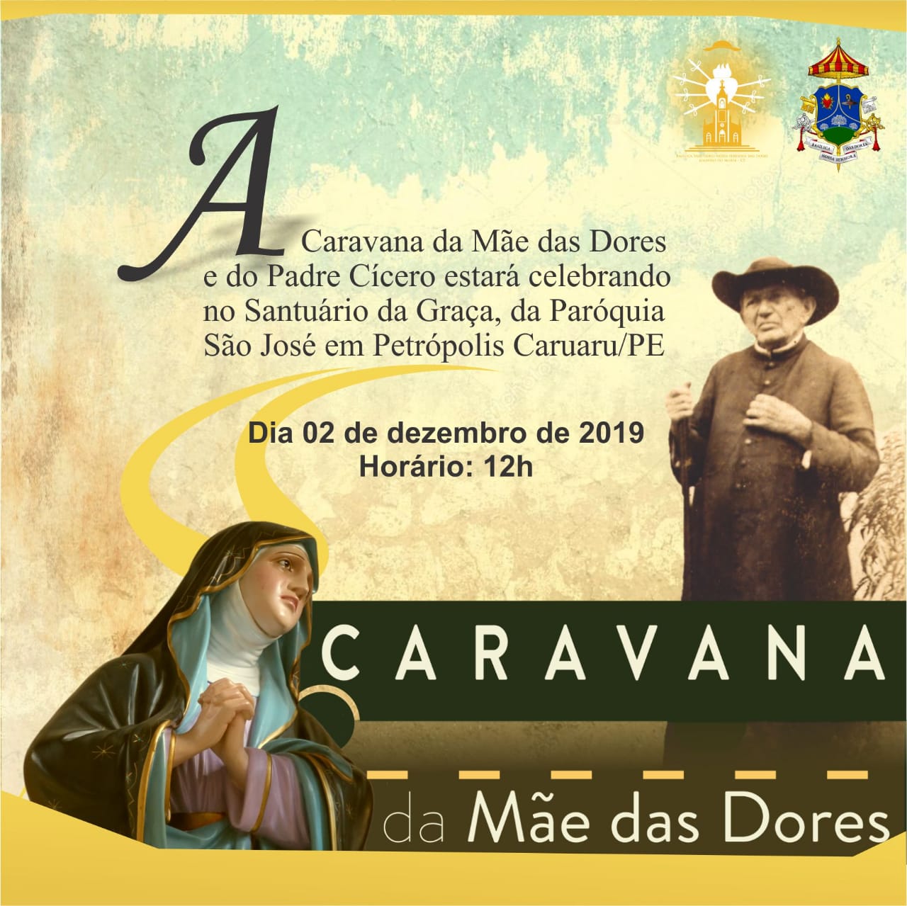 Caruaru Recebe Imagem Peregrina De Nossa Senhora Das Dores Do Juazeiro