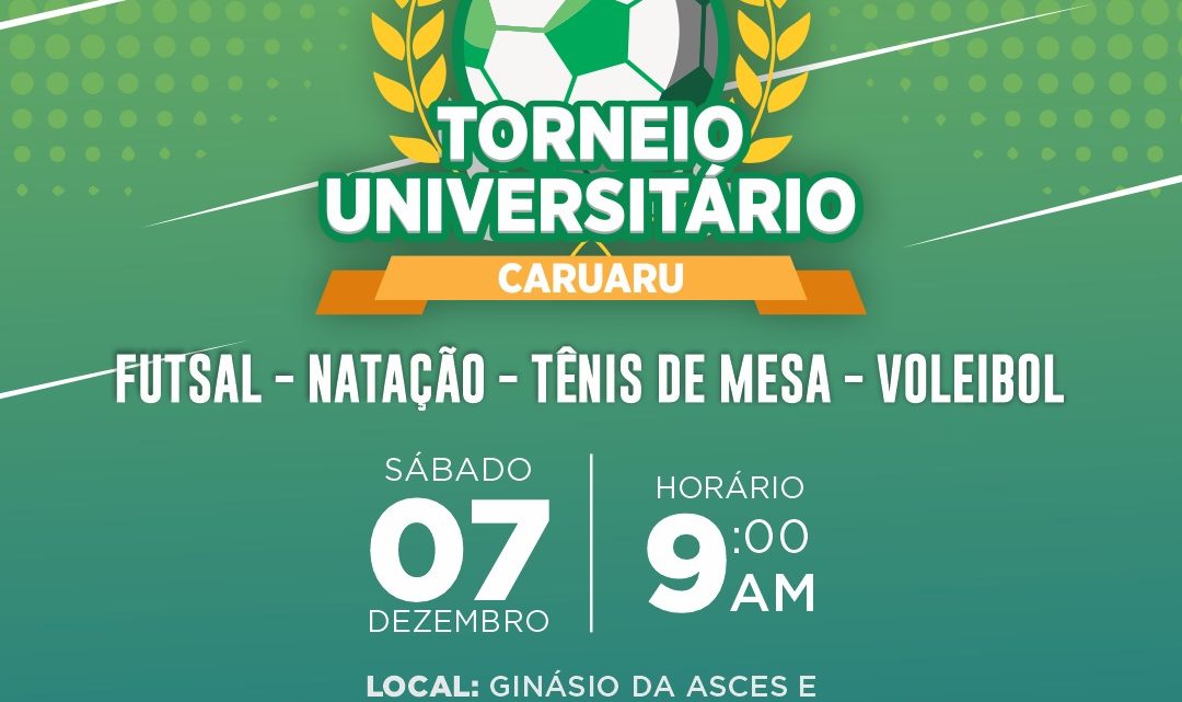 Torneio Universitário 2019 neste sábado (7) em diversas modalidades