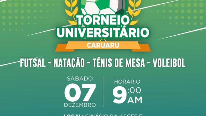 Torneio Universitário 2019 neste sábado (7) em diversas modalidades