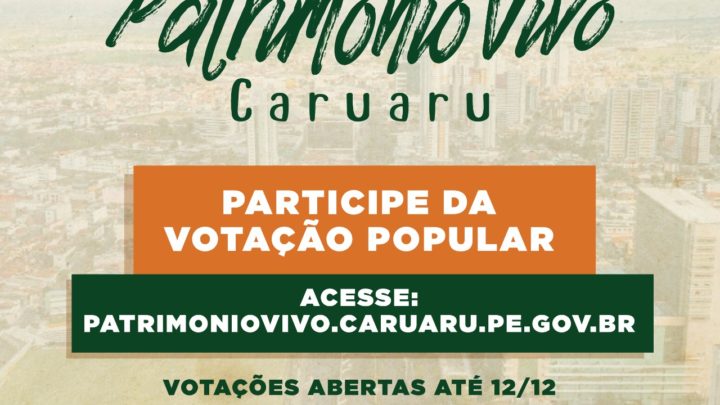 Votação popular para o Registro do Patrimônio Vivo acaba nesta quinta-feira (12)