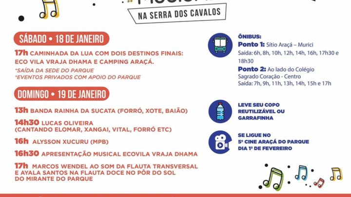 Feirinha Musical chega a 21ª edição neste domingo (19) em Serra dos Cavalos