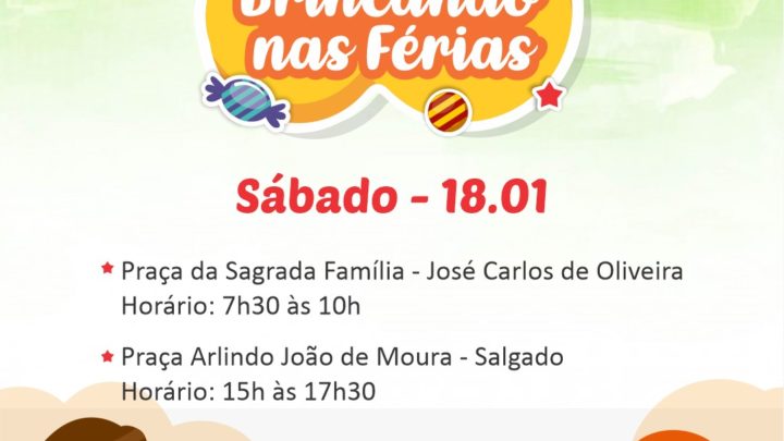 “Caruaru Brincando nas Férias” tem programação para a criançada neste fim de semana em Caruaru