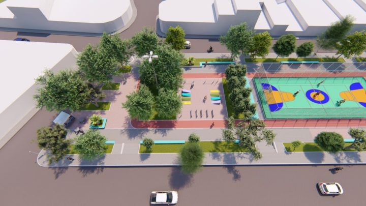 Iniciada a requalificação da Praça Santa Clara em Caruaru