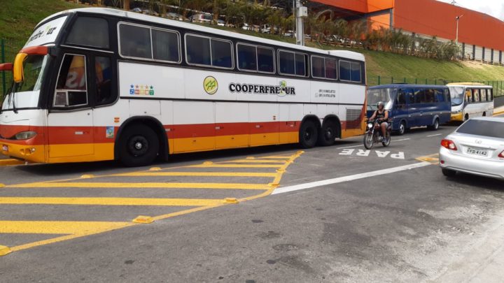 Disponibilizadas vagas de estacionamento para ônibus na Feira da Sulanca de Caruaru