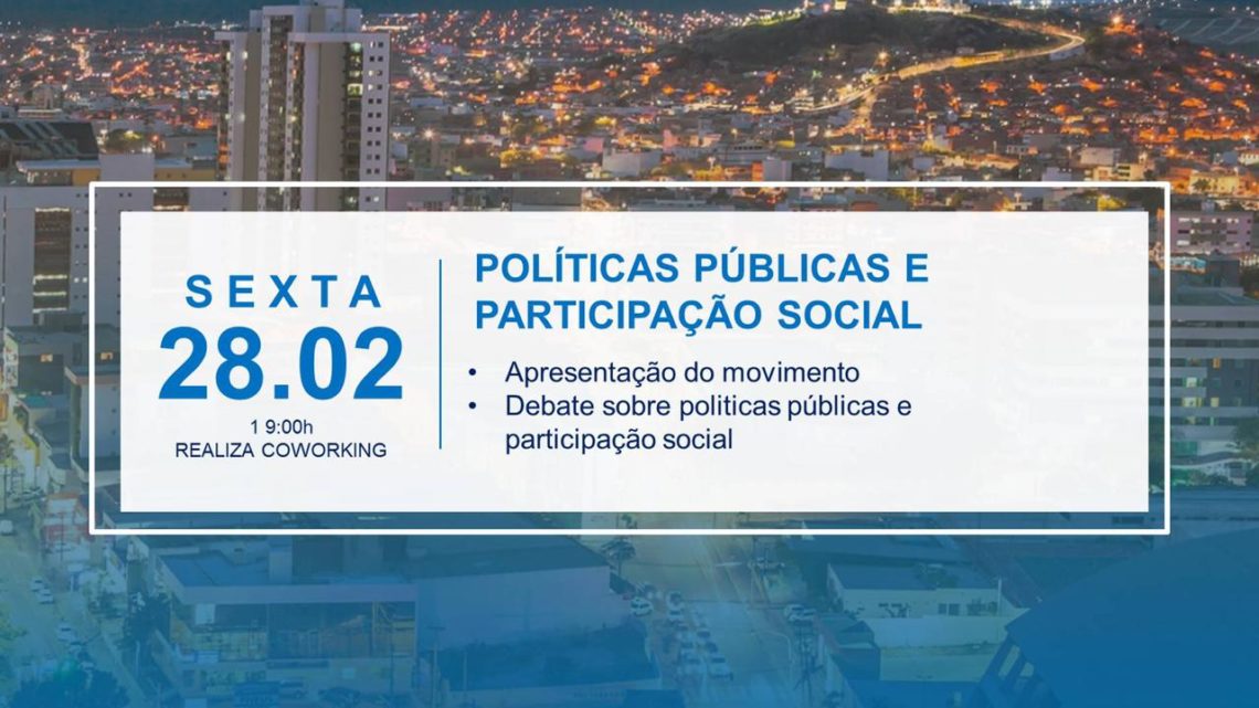 Evento sobre políticas públicas e participação social será realizado em Caruaru Evento sobre políticas públicas e participação social será realizado em Caruaru
