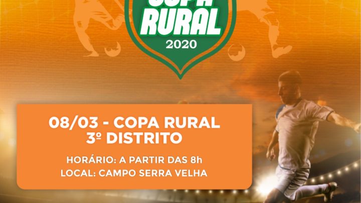 3° dia da Copa Rural de Futebol Amador acontece neste domingo (8)