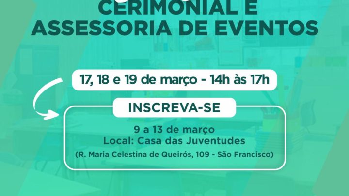 Prefeitura de Caruaru abre inscrições para curso de cerimonialista