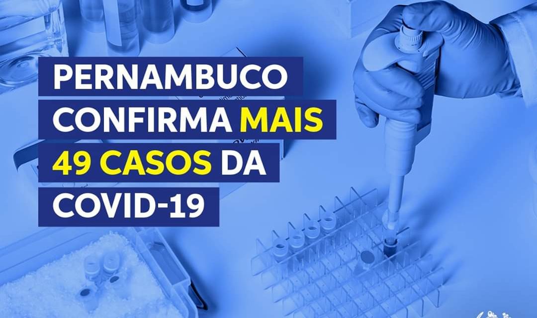 Secretaria de Saúde divulga mais 49 casos da Covid-19 e mais 12 óbitos em Pernambuco Secretaria de Saúde divulga mais 49 casos da Covid-19 e mais 12 óbitos em Pernambuco