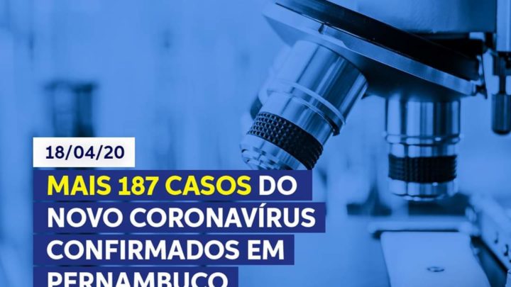 Governo-PE divulga mais 19 óbitos e 94 pacientes recuperados da Covid-19